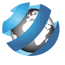 Animated N&CS rotating earth logo